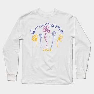 Grandma Established 2023 Long Sleeve T-Shirt